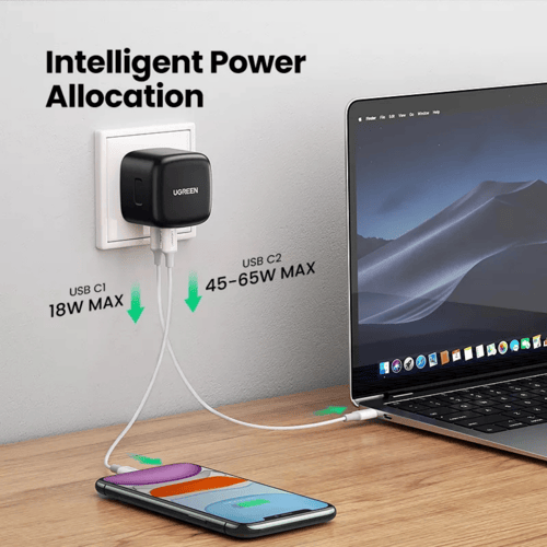 يوجرين - شاحن 65 واط بمنفذ USB-C