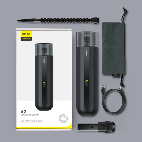 بيسوس - مكنسة محمولة مع فلتر ثنائي