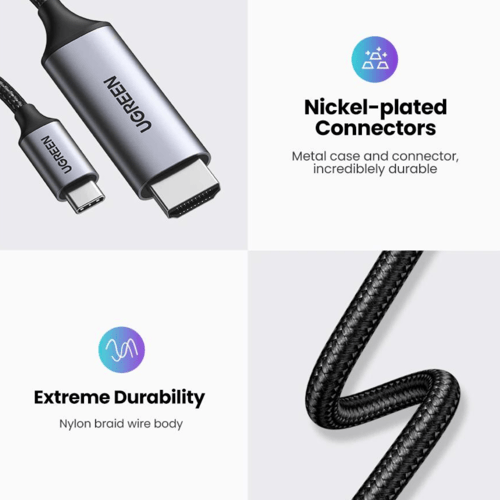 يوجرين - سلك بمنفذ USB-C إلى HDMI