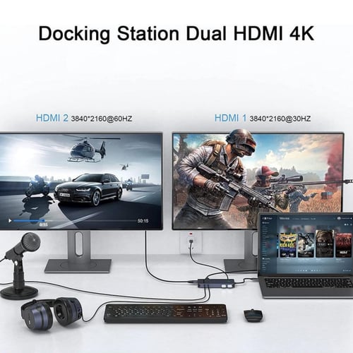 كيو جيم - محول USB-A بمنافذ متعددة