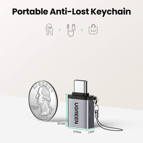 يوجرين - محول من USB-C إلى USB-A