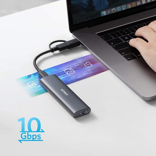 أنكر - حافظة ذاكرة M.2 SSD متنقلة