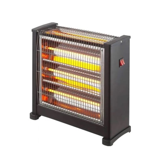 دفاية مستطيلة 1800 وات اتجاهين 4 شمعة اسود