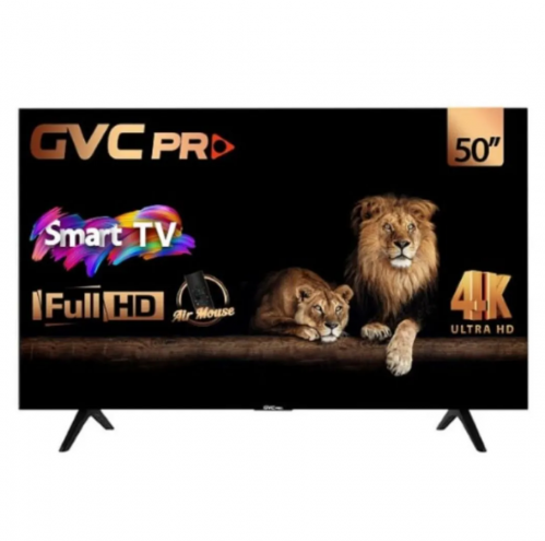 شاشة GVC PRO سمارت 50 بوصة اندرويد مع رسيفر داخلى