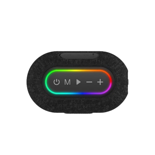 راف باور سبيكر بلوتوث ميني 12 واط مع AUX و RGB - ر...