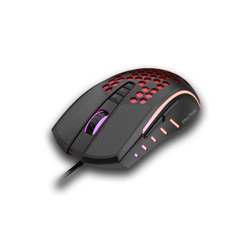 ميشن ماوس ألعاب LED بإضاءة RGB تصميم مريح