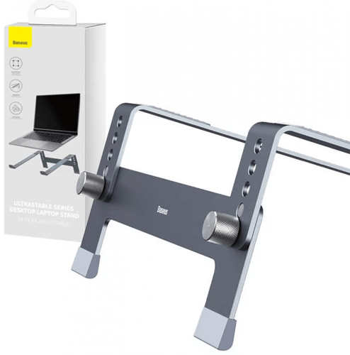 بيسوس حامل لابتوب قابل للتعديل رمادي