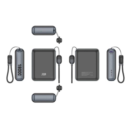 جودا بطارية متنقلة بقوة 18 الف 22.5 واط كيبل مدمج...