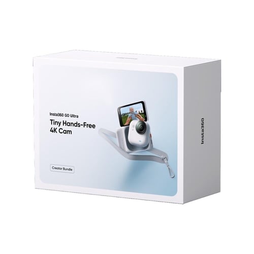 إنستا 360 بكج كاميرا GO Ultra تصوير 4K بدون استخدا...