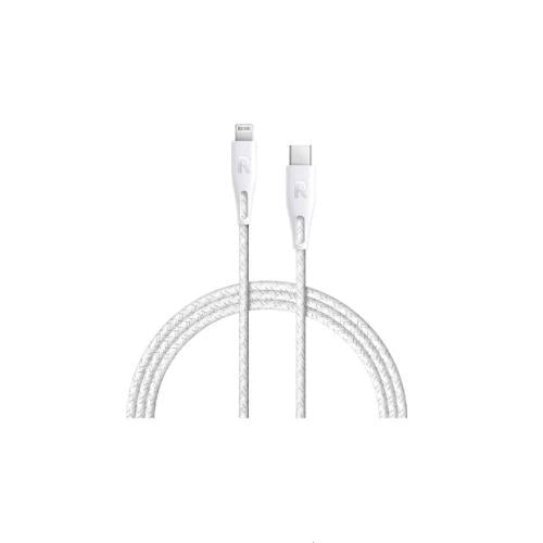 راف باور كيبل نايلون من تايب سي إلى لايتنينق 2 متر...