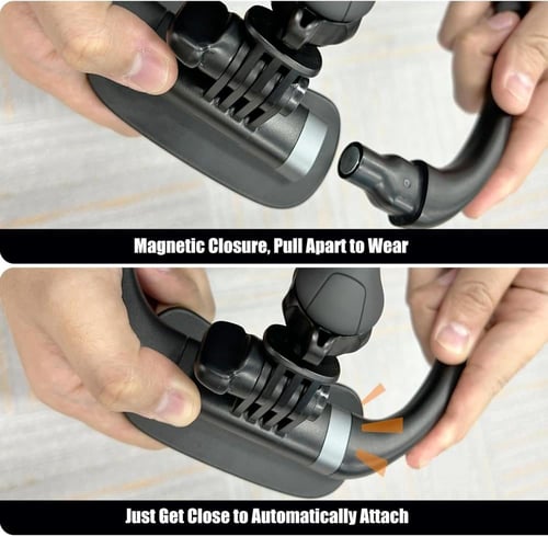 دريب حامل للجوال على الرقبة قابل للسحب - اسود