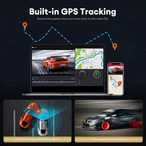 LINGDU داش كام 5K LD06 كاميرا امامية وخلفية