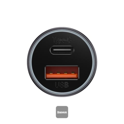 بيسوس شاحن سيارة Golden Contactor Pro بمنفذ تايب س...