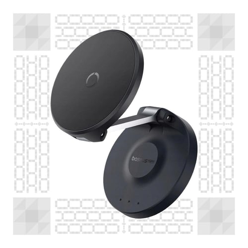 بيسوس ستاند ماج برو مغناطيسي للجوال - اسود