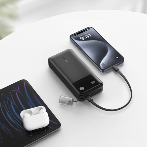 انكر بطارية متنقلة بسعة 20000 ملي امبير بقوة 30 وا...