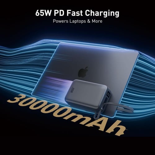 جودا بطارية متنقلة بقوة 30 الف مللي امبير 65 واط ك...