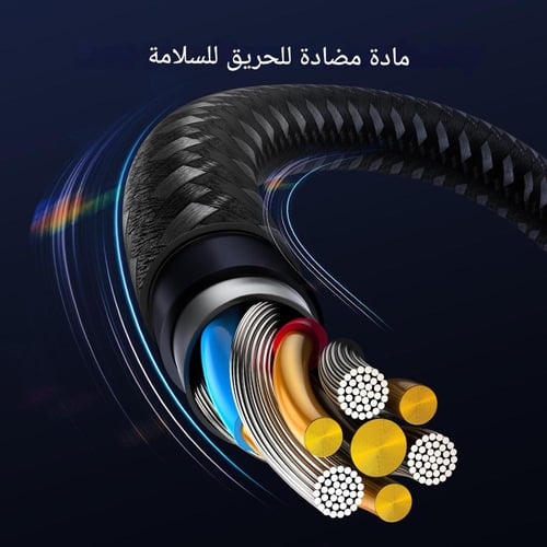 جودا سلك شحن بقوة 100 واط تايب سي الى تايب سي 1.2...