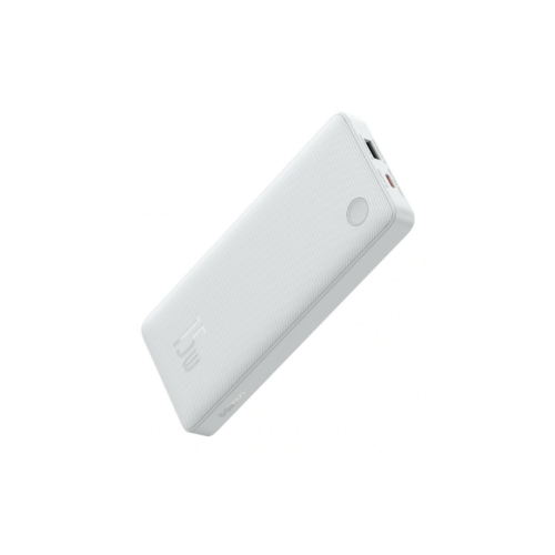 بيسوس بطارية متنقلة 10 الاف ملي امبير 15 واط ابيض