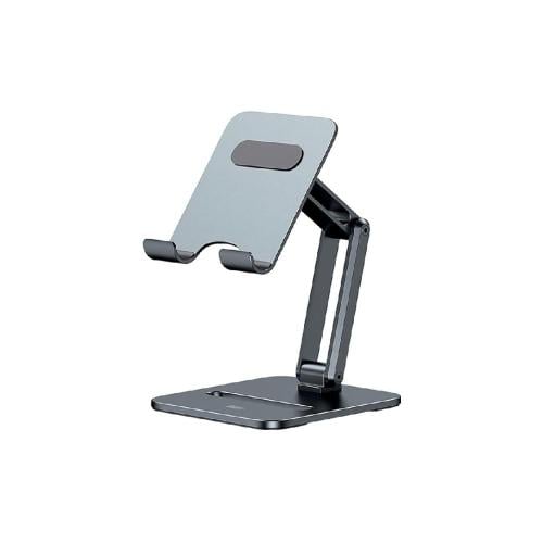 بيسوس حامل معدني للايباد ثنائي المحور قابل للطي -...