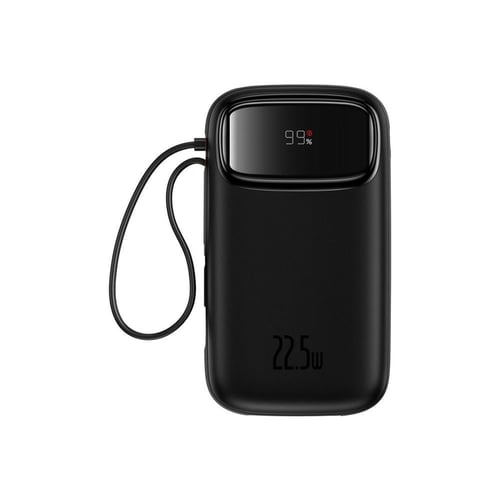 بيسوس بطارية بسعة 20 الف امبير مع كيابل مدمجة