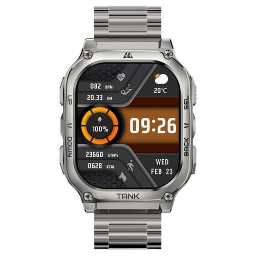 كوسبت ساعة تانك M3 اصدار خاص مقاس 49 مم - فضي