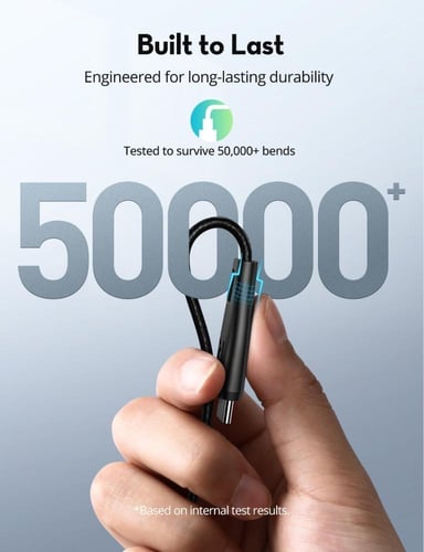 راف باور كيبل تايب سي الى تايب سي مزدوج بقوة 140 و...