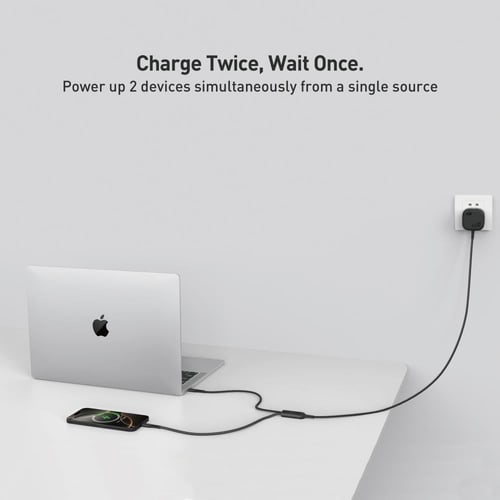 جودا سلك شحن بقوة 100 واط تايب سي الى تايب سي 1.2...