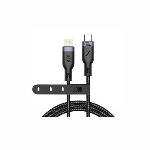 جودا كيبل قماشي تايب سي الى لايتنينق بقوة 60 واط ب...