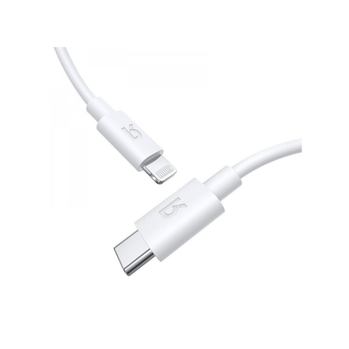 راف باور كيبل ايفون تايب سي لايتينق طول 1 متر أبيض