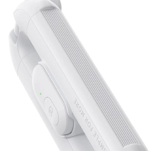 بيسوس Techshot عصا سيلفي وستاند للجوال - ابيض