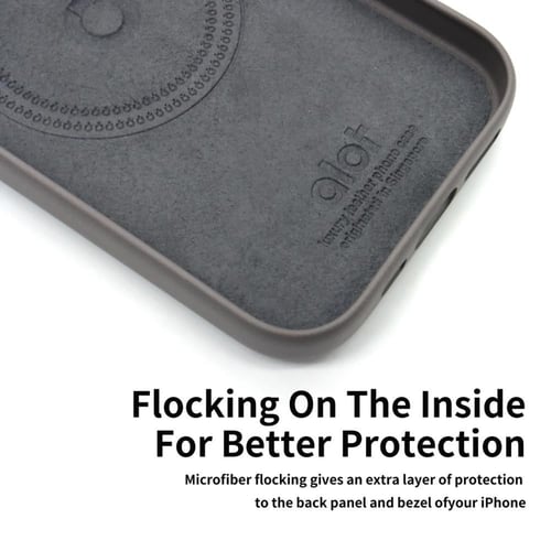 ألوت كفر حماية جلد ماج سيف مع اطار معدني للكاميرا...