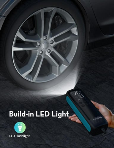 راف باور مضخة هواء بريميوم بدون بطارية بقوة 120 وا...