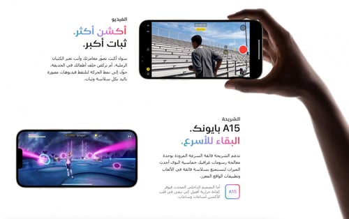 ابل ايفون 14 الجيل الخامس، 256 جيجا. الوان متعددة