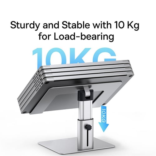 بيسوس حامل كمبيوتر محمول قابل للتعديل فضي