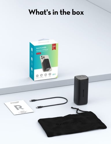 راف باور بطارية متنقلة بسعة 14000 ملي امبير بقوة 3...