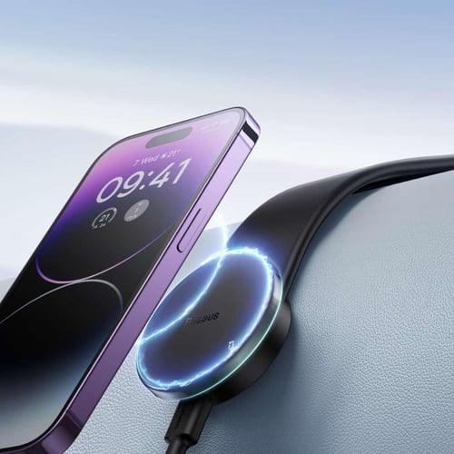 بيسوس حامل جوال C02 برو شحن لاسلكي ماج سيف بقوة 15...