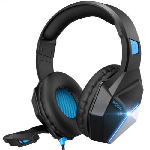 امباو سماعة رأس جيما سلكي - اسود وازرق