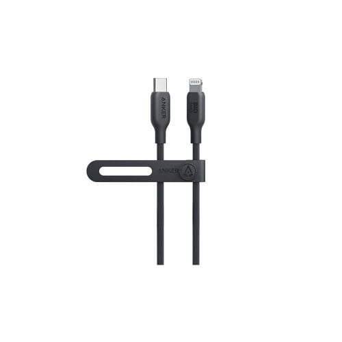 انكر كيبل تايب سي الى لايتنينق 1.8 متر - اسود