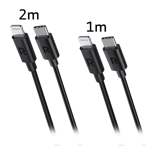 راف باور كيبل شحن تايب سي 1 متر و 2 متر كومبو