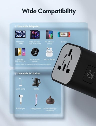 راف باور فيش سفر بقوة 1840 واط - اسود