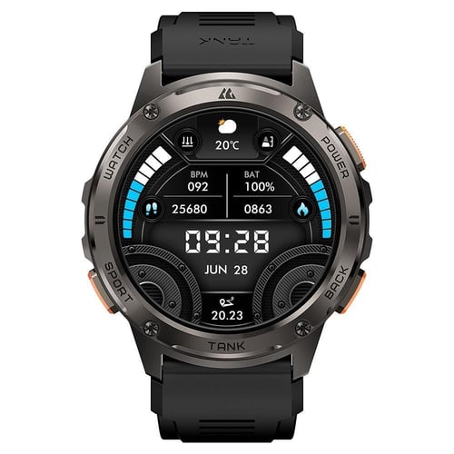 كوسبت ساعة ذكية تانك T3 مقاس 47مم - اسود