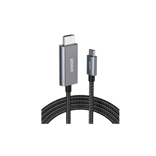 انكر سلك تايب سي الي HDMI بطول 1,8 م - أسود