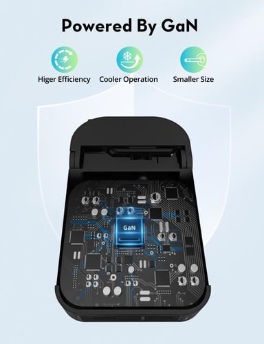 راف باور شاحن جداري نحيف بقوة 35 واط منفذ تايب سي...