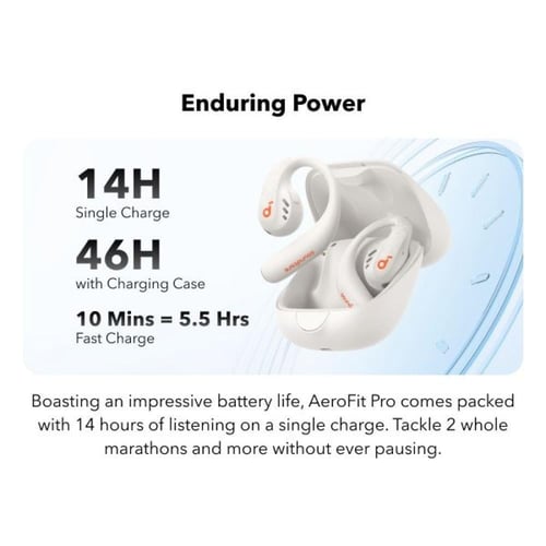 انكر ساوندكور سماعة اذن ايرو فيت برو بلوتوث - ابيض