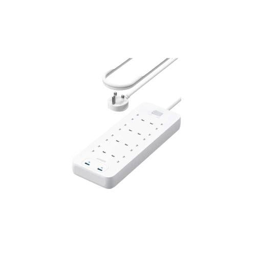 انكر توصيلة 8 منافذ طاقة مع منفذين USB-A