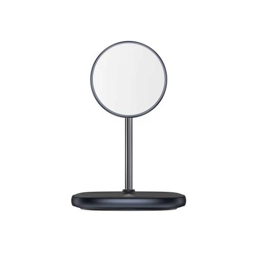 بيسوس قاعدة مغناطيسية وشاحن لاسلكي بقوة 15 واط - ا...