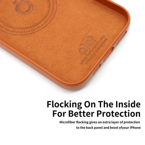 ألوت كفر حماية جلد ماج سيف مع اطار معدني للكاميرا...