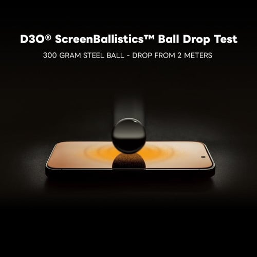 ارمور برو حماية شاشة D3O للايفون 16 بروماكس خصوصية...