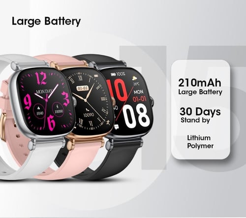 ليبرو ساعة ذكية LIB02 بشاشة Super AMOLED ‎1.7‎ بوص...