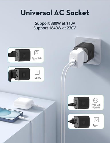 راف باور فيش سفر بقوة 1840 واط - اسود